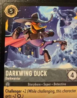 Darkwing Duck - Darkwarrior 188/204 Rare Winterspell Disney Lorcana TCG - Image 2
