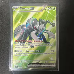 Pokemon TCG Durant EX 215/191 Surging Sparks Ultra Rare NM Card - Image 1