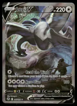Pokemon Cards Lugia V 186/195 Silver Tempest Rare Ultra - Image 1