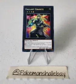 Gallant Granite MP20-EN167 *NM* 1st Edition Prismatic Secret Rare Yugioh Card - Image 1