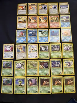 Pokemon Gym Heroes & Gym Challenge Lot 35 Cards– Erika, Misty, Koga, Blaine WOTC - Image 1