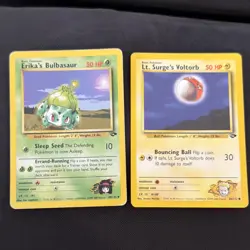 Pokemon Gym Heroes & Gym Challenge Lot 35 Cards– Erika, Misty, Koga, Blaine WOTC - Image 2
