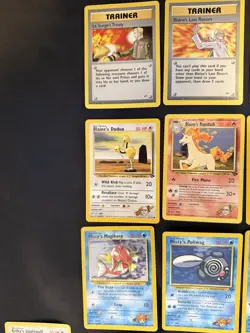 Pokemon Gym Heroes & Gym Challenge Lot 35 Cards– Erika, Misty, Koga, Blaine WOTC - Image 5