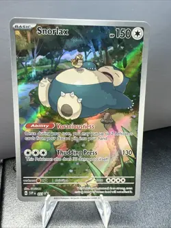 Pokemon TCG Snorlax Promo Holo Card 151 Scarlet and Violet 051 - Image 1