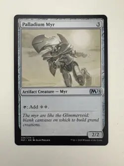 Palladium Myr MTG Magic the Gathering Card NM Near Mint M21 - Image 1