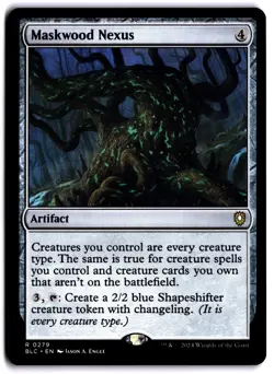 Maskwood Nexus NM BLC Commander: Bloomburrow MTG - Image 1