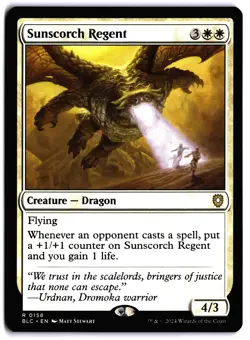Sunscorch Regent NM BLC Commander: Bloomburrow MTG - Image 1