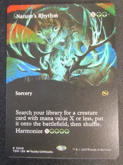 Nature's Rhythm (Borderless) Tarkir: Dragonstorm TDM Regular #349 Magic MTG - Image 1
