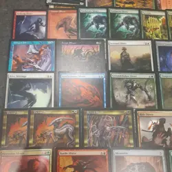 MTG Magic FIVE COLOR SLIVER DECK Bonescythe Winged Manaweft Megantic Tempered NM - Image 3