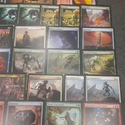 MTG Magic FIVE COLOR SLIVER DECK Bonescythe Winged Manaweft Megantic Tempered NM - Image 4