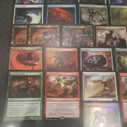 MTG Magic FIVE COLOR SLIVER DECK Bonescythe Winged Manaweft Megantic Tempered NM - Image 5