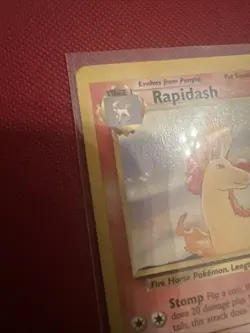1st Edition 1999 Pokemon Jungle Rapidash Sharp Card. Some Play/light - Image 3