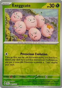 Exeggcute - Reverse Holo - Surging Sparks - Pokemon TCG - 001/191 - Image 1