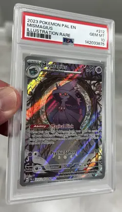 2023 Pokemon Paldea Evolved Mismagius 212/193 Illustration Rare PSA 10 GEM MINT - Image 2