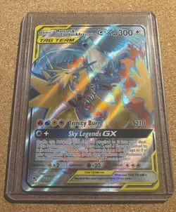 Moltres & Zapdos & Articuno GX 66/68 SM Hidden Fates Full Art Pokemon - NM - Image 1