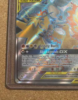 Moltres & Zapdos & Articuno GX 66/68 SM Hidden Fates Full Art Pokemon - NM - Image 3