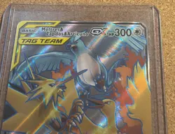 Moltres & Zapdos & Articuno GX 66/68 SM Hidden Fates Full Art Pokemon - NM - Image 5