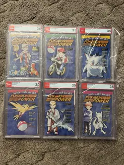 Pokemon Nintendo Power Complete Set Issue 1-6 Collector’s Series 1999 PSA 3 3.5 - Image 1