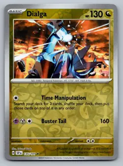 Pokemon TCG SV08: Surging Sparks Dialga 135/191 Reverse Holo - Image 1