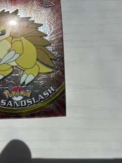 Sandslash #28 Pokemon 2000 Topps Chrome Foil TV Animation Edition - Image 4