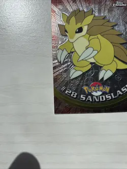 Sandslash #28 Pokemon 2000 Topps Chrome Foil TV Animation Edition - Image 5