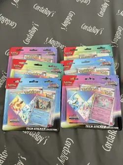 Pokemon Prismatic Evolutions Tech Sticker Collection New Sealed Lot Of 6 - Image 1