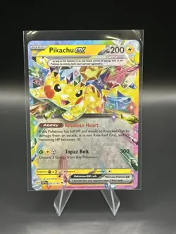 2023 Pokemon Scarlet Violet Surging Sparks Pikachu Ex 57 /191 Art Holo Foil Rare - Image 2