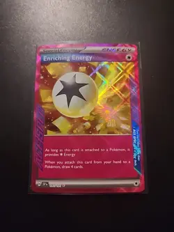Holo Enriching Energy 191/191 ACE SPEC Rare Surging Sparks Pokemon TCG - Image 1