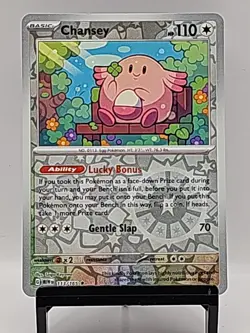 2023 Near Mint Pokemon Chansey 113/165 Reverse Scarlet Holo Violet 151 English - Image 2