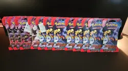 Pokemon Destined Rivals Sleeved Booster Pack Lot x12 Factory Sealed SV - Image 1