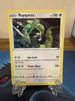 Pokemon TCG Rayquaza SWSH029 Cosmos Black Star Promo NM - Image 1