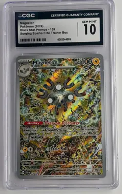 Magneton #159 CGC 10 Pokemon SV Black Star Promos - SVP EN - Image 1