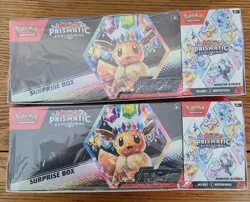 Sam’s Club Pokemon Prismatic Evolutions Surprise Box and Booster Bundle Lot of 2 - Image 1