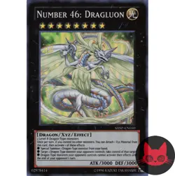 Yugioh Number 46: Dragluon SHSP-EN050 Super Rare NM - Image 1