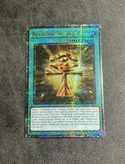 Yu-Gi-Oh! Millennium Ankh Quarter Century Secret Rare 1st Edition INFO-EN053 - Image 1