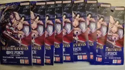 Lot 9x One Piece OP14 THE AZURE SEA’S SEVEN Sleeved Blister Booster Packs Sealed - Image 1
