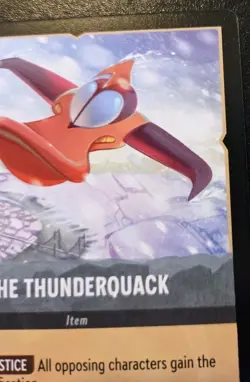 The Thunderquack 202/204 Rare Winterspell Disney Lorcana TCG - Image 3