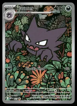 Pokemon Cards Haunter 027 Mega Evolutions Illustration Rare Promo NM - Image 1