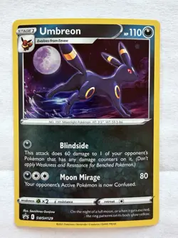 Umbreon SWSH129 - Black Star Promo - Near Mint NM Holo Pokemon Card (1) - Image 2