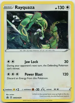 Rayquaza #SWSH029 Promo,Holo SWSH: Sword & Shield Promo Cards - NM - Image 1