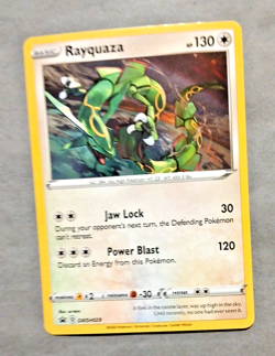 Pokemon TCG, Rayquaza SWSH029 SWSH: Sword & Shield Promo Cards Cosmos Holo, NM - Image 5