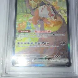 Pokemon Bloodmoon Ursaluna ex Special Illustration Rare Holo Card 216/167 PSA 10 - Image 5