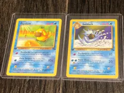1st Edition Psyduck 53/62 + Golduck Fossil Set Rare Vintage 1999 Pokemon Card Sp - Image 1