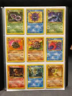 Fossil Set Part Complete Vintage Pokemon Cards Bundle No Duplicates 1999 WOTC - Image 1