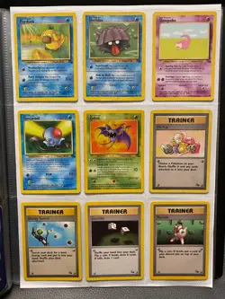 Fossil Set Part Complete Vintage Pokemon Cards Bundle No Duplicates 1999 WOTC - Image 5