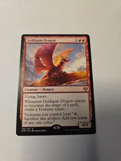 MTG Goldspan Dragon [Modern Horizons 3 Commander] Near Mint Magic - Image 1
