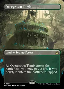 Overgrown Tomb - Extended Art RVR NM MTG - Image 1