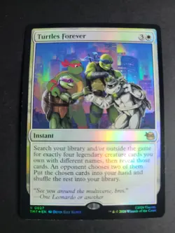 Turtles Forever (Foil) Rare MTG Ninja Turtles - Image 1