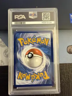2025 POKEMON WHT EN-WHITE FLARE BLACK WHITE RARE #173 RESHIRAM EX PSA 9 - Image 2