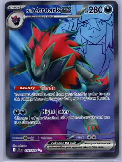 N's Zoroark ex Ultra Rare SV09: Journey Together 175/159 NM - Pokemon TCG - Image 1